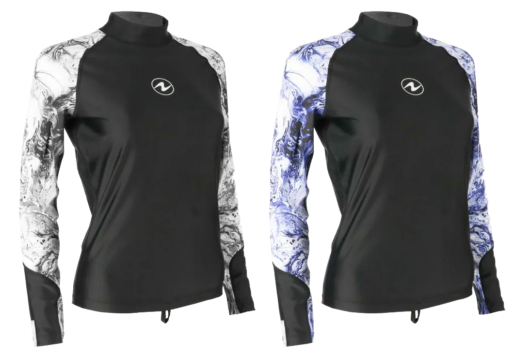 Aqua Lung Women's Long Sleeve Aqua Rash Guard