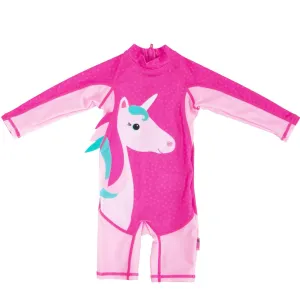 Baby/Toddler Rash Guard One Piece Swimsuit - Unicorn