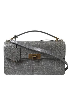 Balenciaga Alligator Leather Medium Shoulder Bag