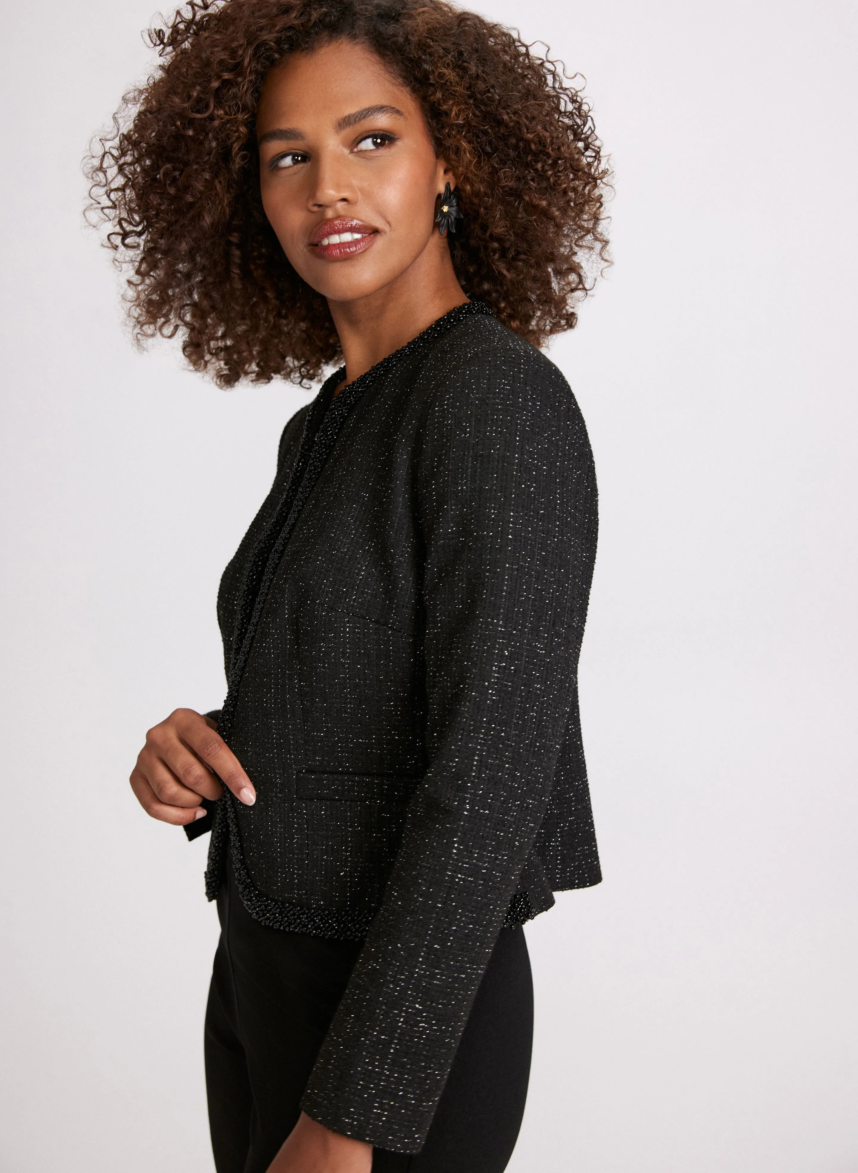 Beaded Bouclé Jacket