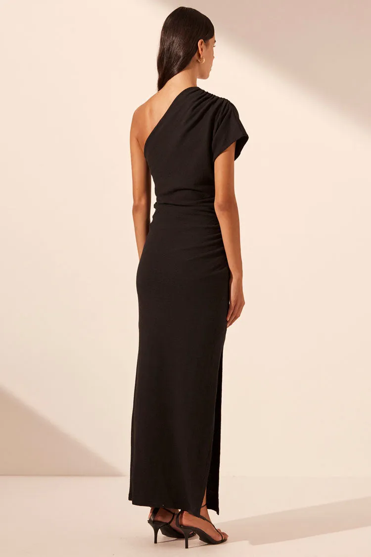 Beau Asymmetrical Midi Dress