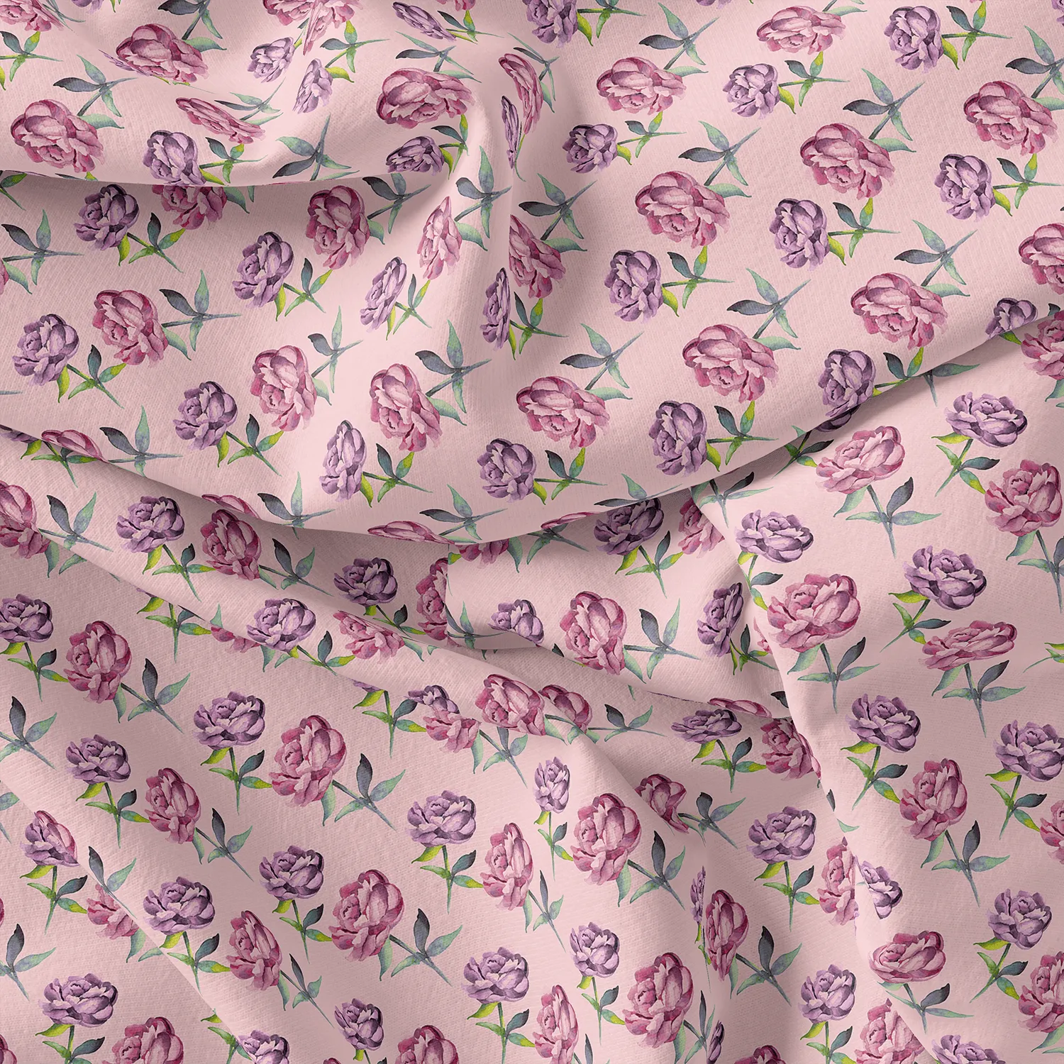 Benifuji Flower Pure Cotton Printed Fabric Material