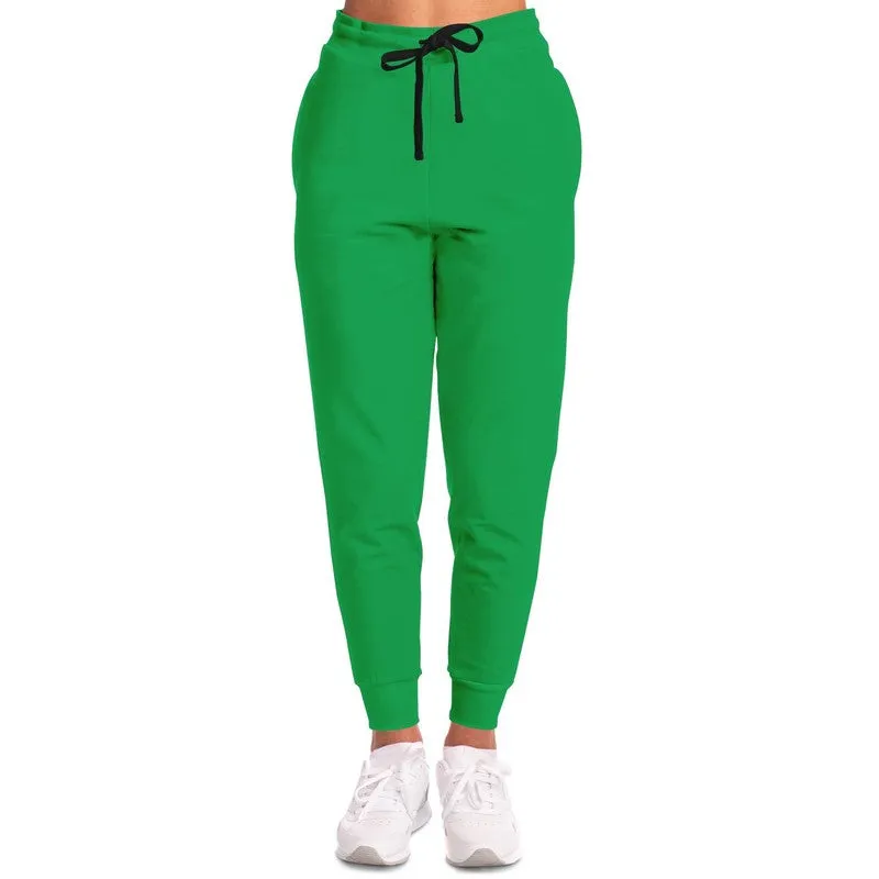 Bright Green Joggers | Unisex | with PLUS sizes | Bright Pure Green | C100M0Y100K0