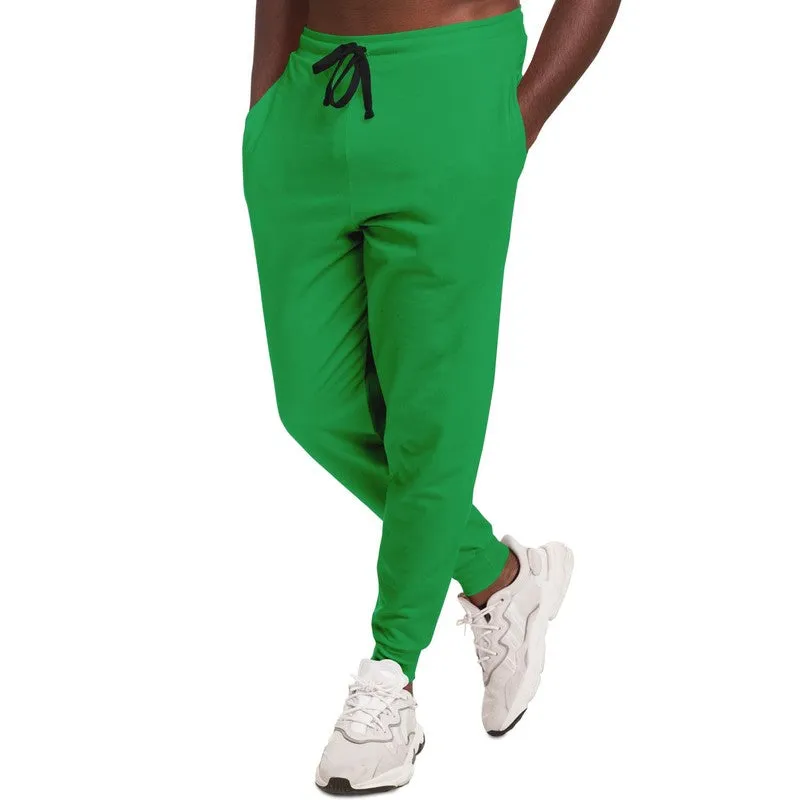 Bright Green Joggers | Unisex | with PLUS sizes | Bright Pure Green | C100M0Y100K0