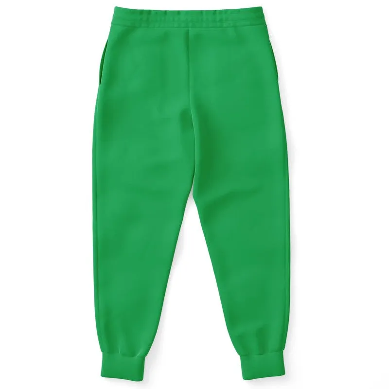 Bright Green Joggers | Unisex | with PLUS sizes | Bright Pure Green | C100M0Y100K0