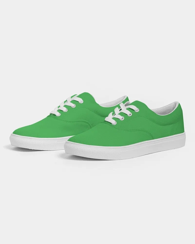 Bright Green Men's Canvas Sneakers | Men's | Bright Pure Green | C75M0Y100K0