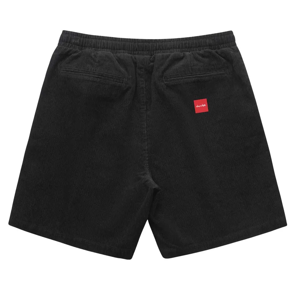 Chocolate Cord Shorts - Black