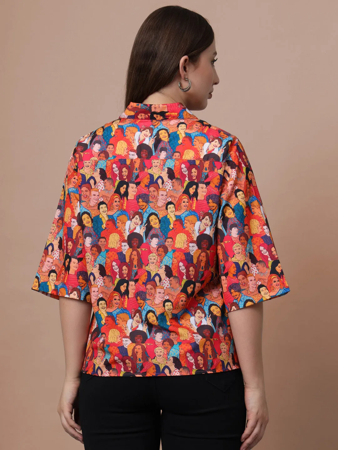 Classic Graphic Opaque Printed Casual Shirt