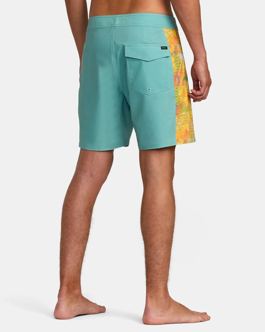 Cut Palm 17" Boardshorts - Green Haze