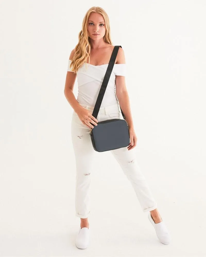 Dark Cyan Gray Crossbody Bag | Dark Pale Cyan Gray | C10M0Y0K80