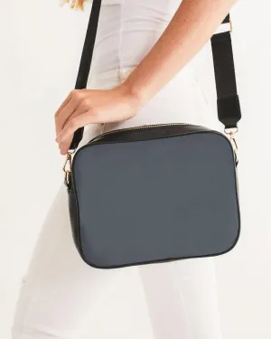 Dark Cyan Gray Crossbody Bag | Dark Pale Cyan Gray | C10M0Y0K80