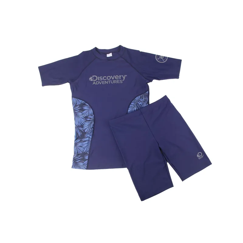 DISCOVERY ADVENTURES MEN’S UV SWIM SHIRT SHORT SLEEVE