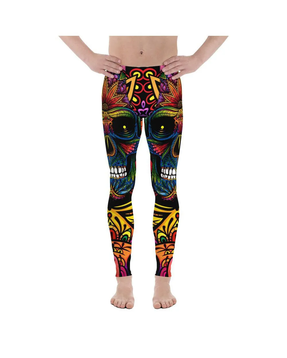 EDM - Rainbow Rave Skull Meggings