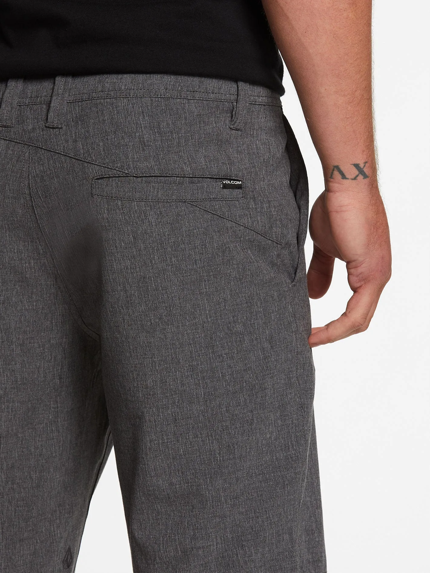 Frickin Surf N' Turf Static Hybrid Shorts - Charcoal Heather