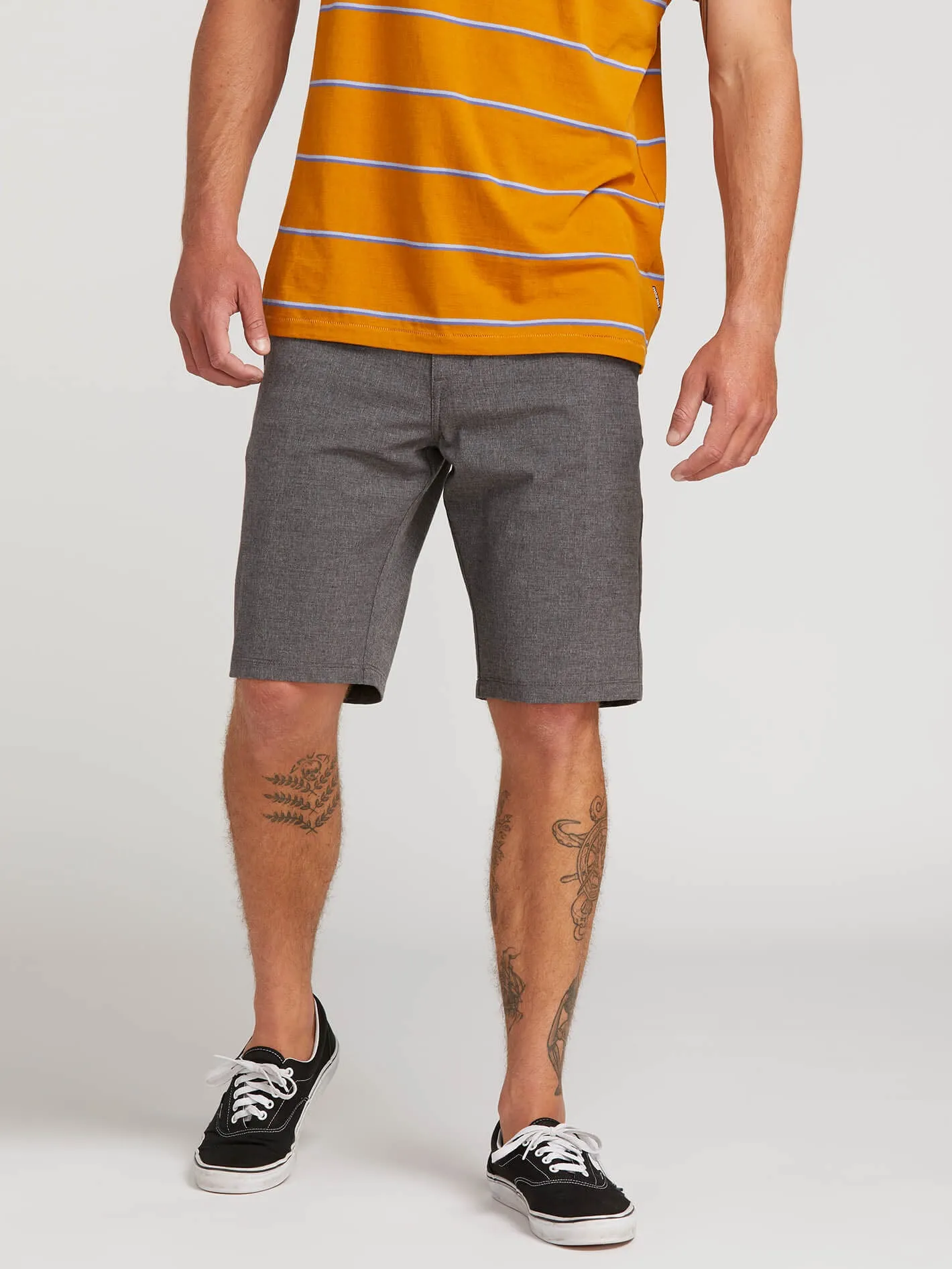 Frickin Surf N' Turf Static Hybrid Shorts - Charcoal Heather