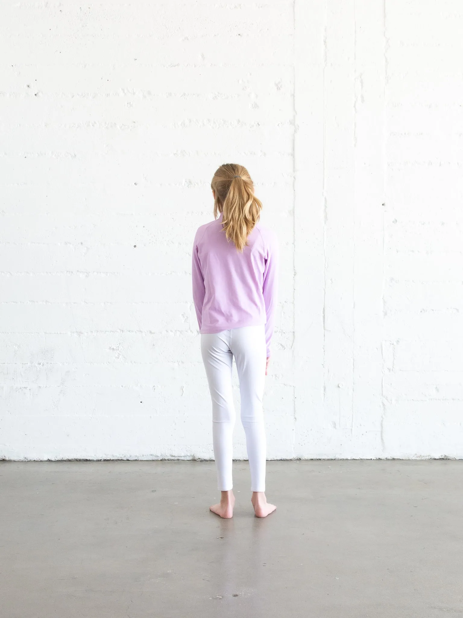 GIRL'S PULLOVER RASH - LAVENDER