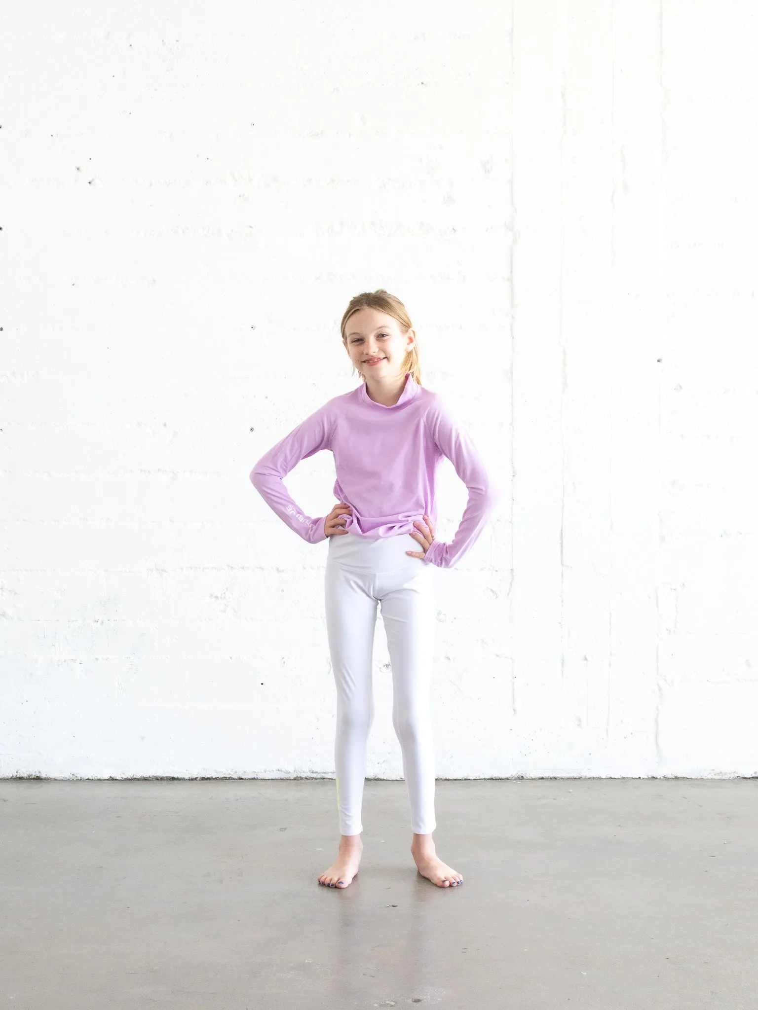 GIRL'S PULLOVER RASH - LAVENDER