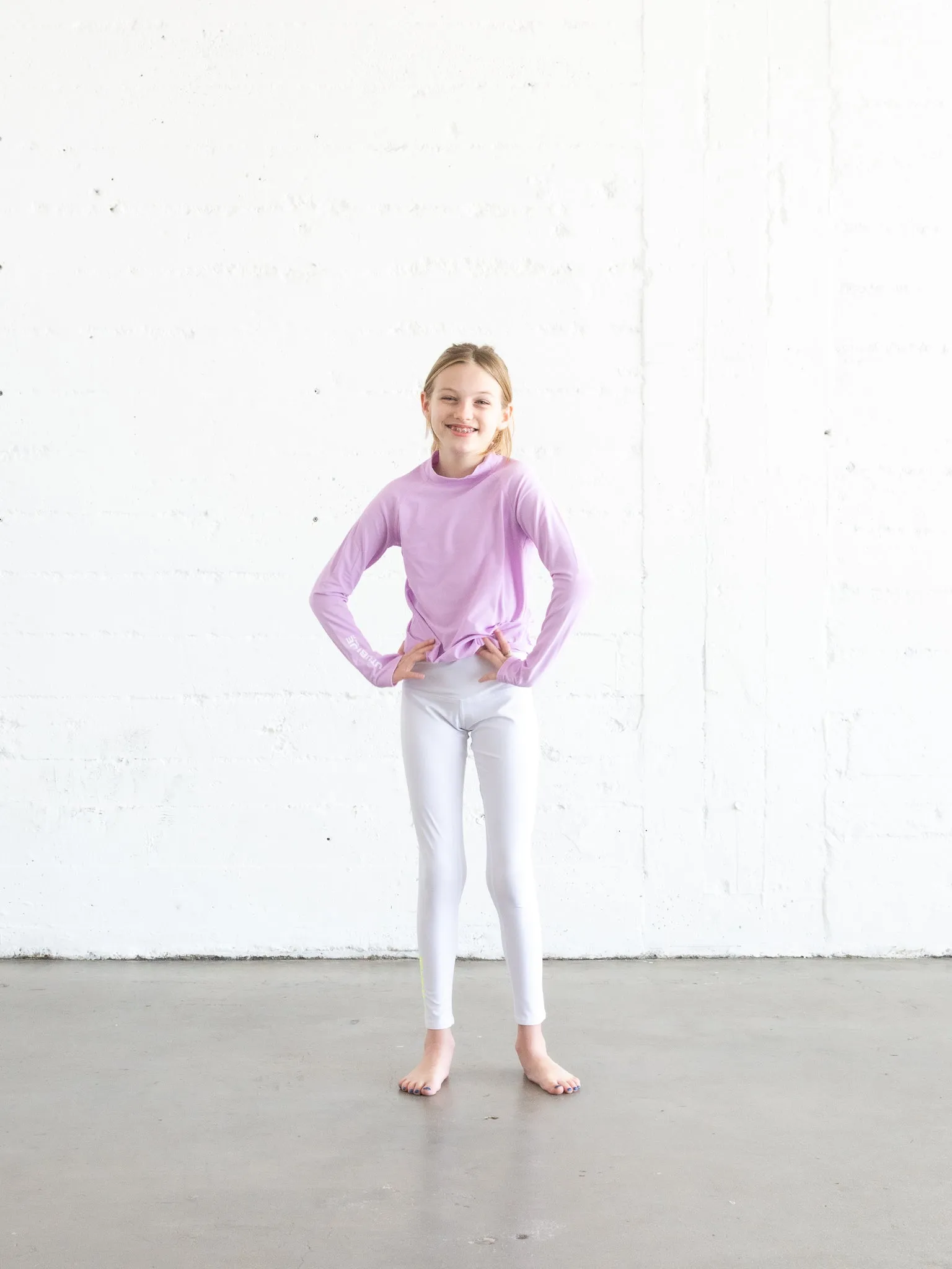 GIRL'S PULLOVER RASH - LAVENDER