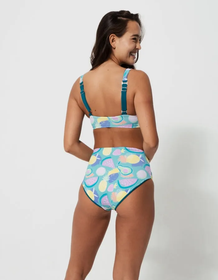 High Waist Tropicana Bikini Bottoms