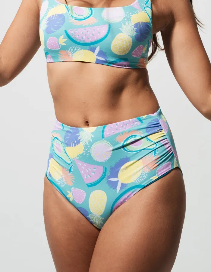 High Waist Tropicana Bikini Bottoms