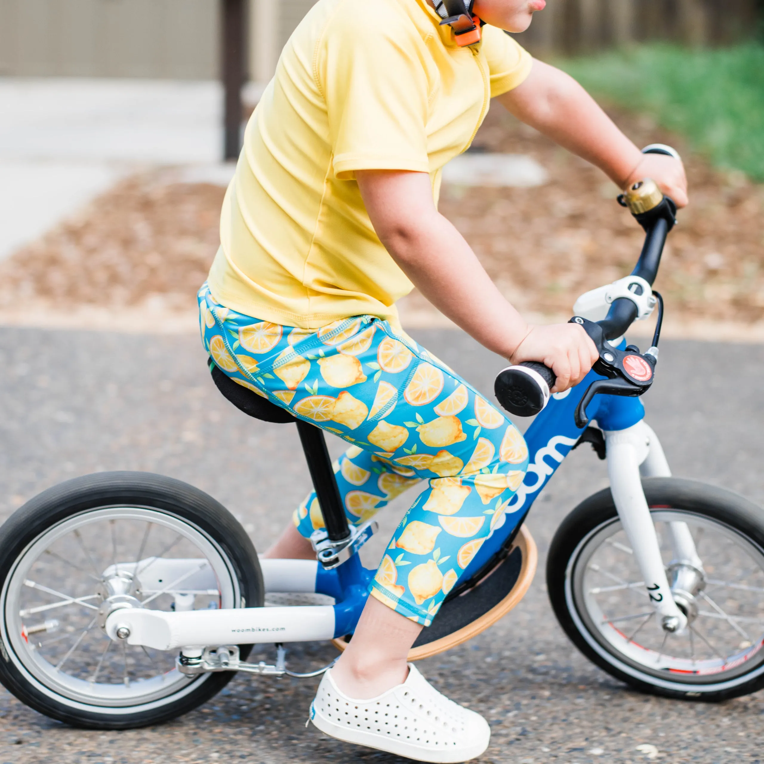 Kids Short Sleeve Zipper Rash Guard Swim Shirt | “Yellow”