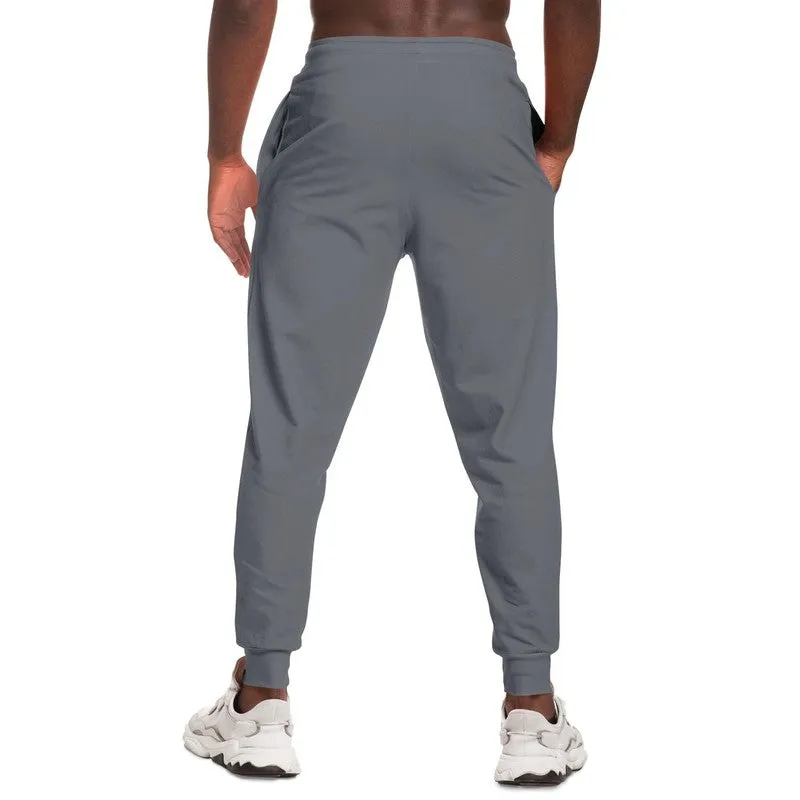 Medium Dark Blue Gray Joggers | Unisex | with PLUS sizes | Medium Dark Pale Blue Gray | C10M10Y0K60