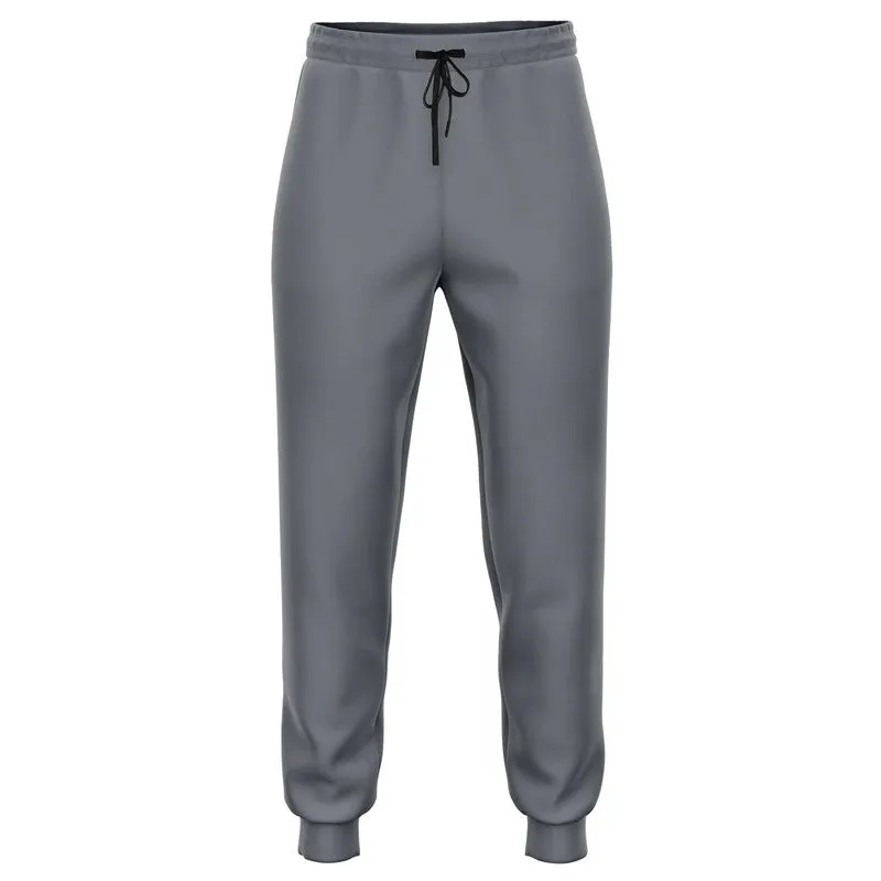 Medium Dark Blue Gray Joggers | Unisex | with PLUS sizes | Medium Dark Pale Blue Gray | C10M10Y0K60