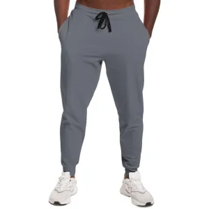 Medium Dark Blue Gray Joggers | Unisex | with PLUS sizes | Medium Dark Pale Blue Gray | C10M10Y0K60