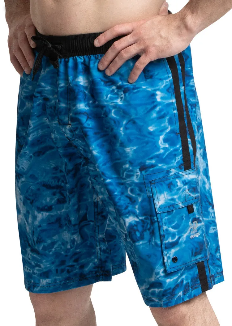 Mens Swim Trunks Board Shorts | Aqua Design