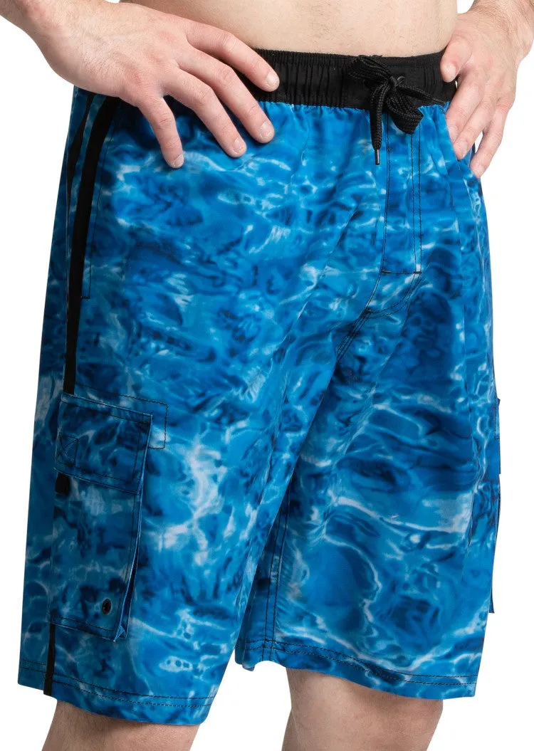 Mens Swim Trunks Board Shorts | Aqua Design