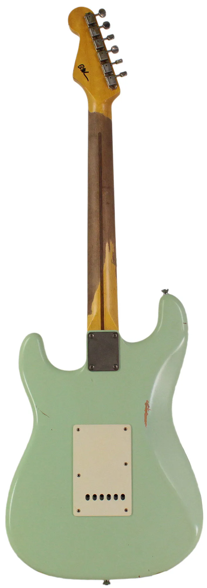 Nash S57 Guitar, Surf Green, Gold Pickguard