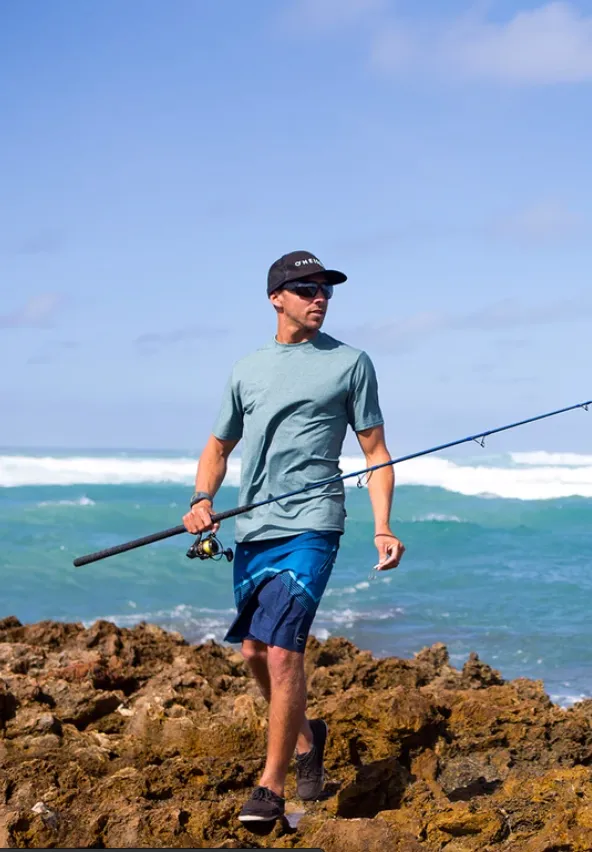 O'neill Hybrid S/S Sun Shirt Blue