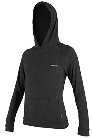 O'neill Women's Hybrid L/S Sun Hoodie BLK