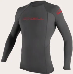 O'neill Youth Basic UPF 50  L/S Rash Guard Graphite