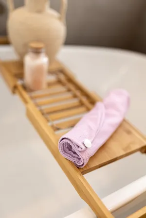 Pink Hair Towel Wrap