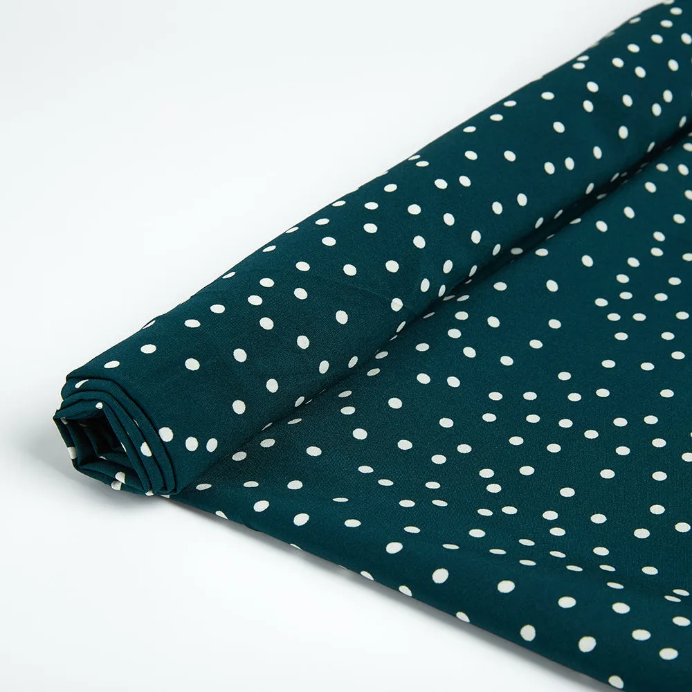 Polyester Dot Pattern Chiffon Fabric