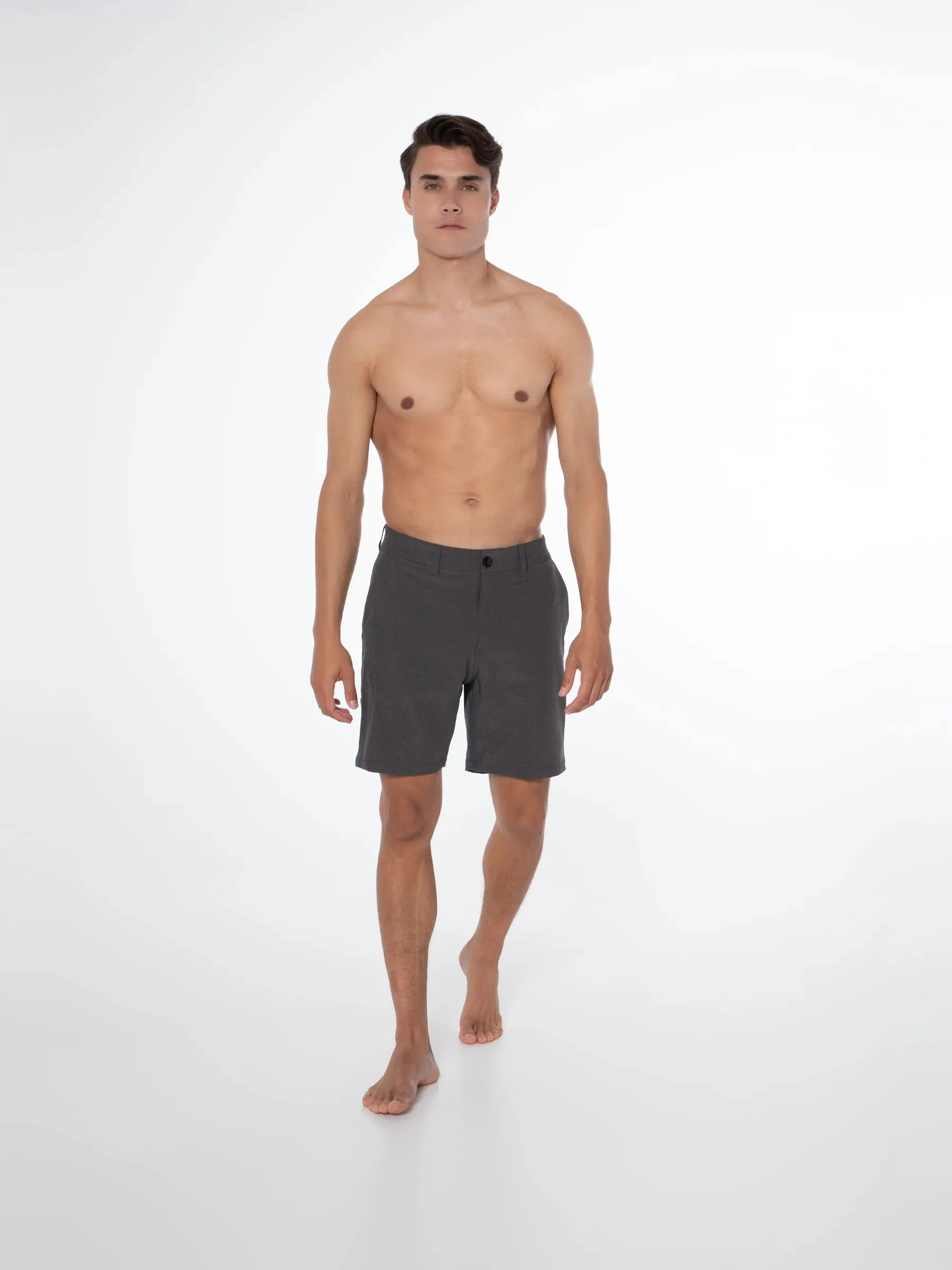 Protest PRTFEARGHUS Men's Surfable Short Swim Shorts - Deep Grey