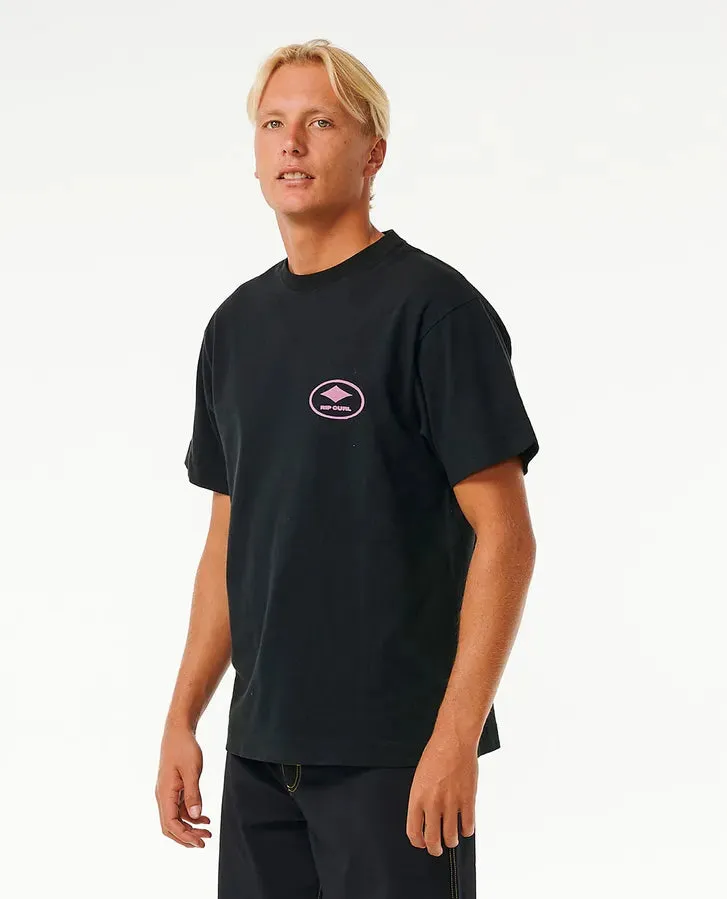 Quality Surf Products Oval T-Shirt in Black