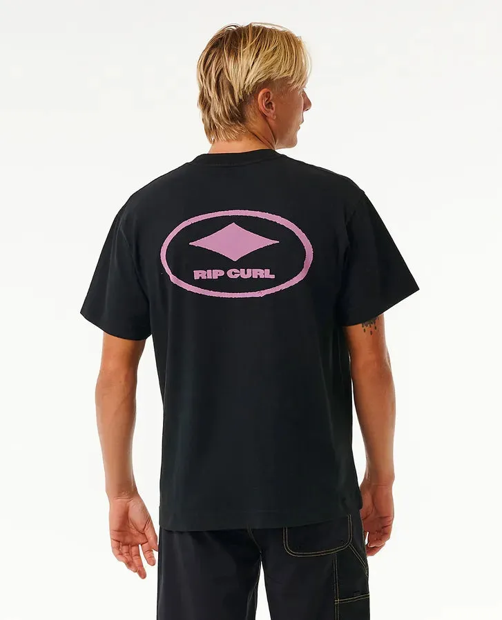 Quality Surf Products Oval T-Shirt in Black