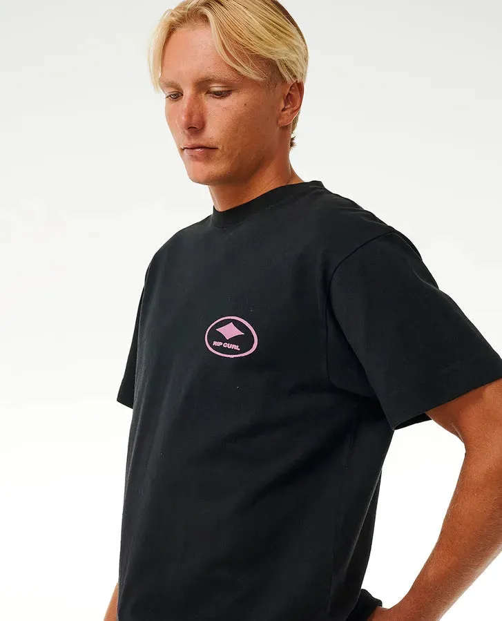 Quality Surf Products Oval T-Shirt in Black