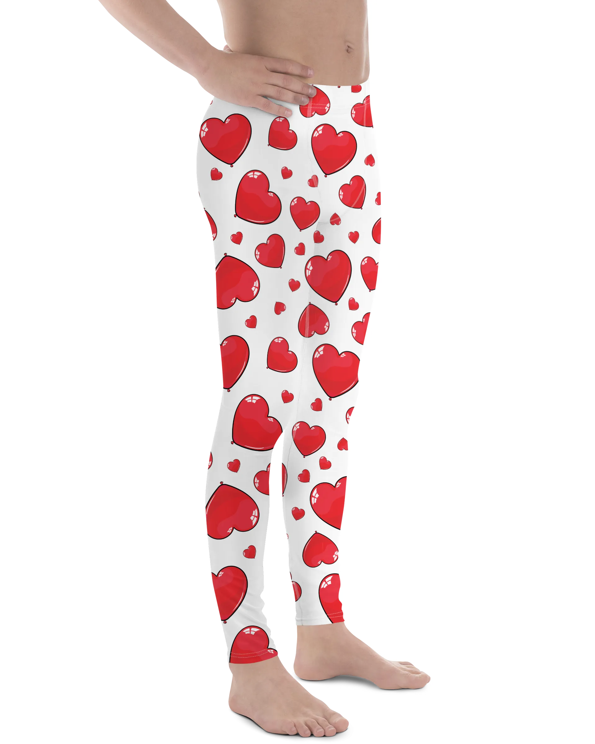 Red Heart Shaped Balloons Meggings