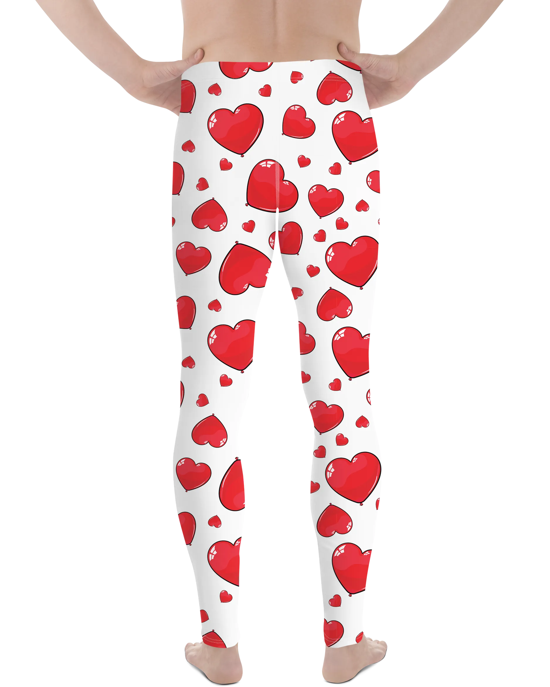 Red Heart Shaped Balloons Meggings