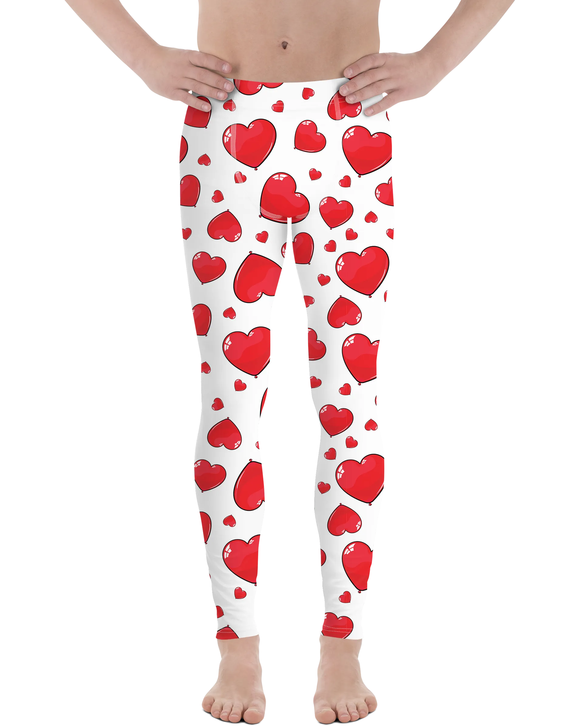 Red Heart Shaped Balloons Meggings