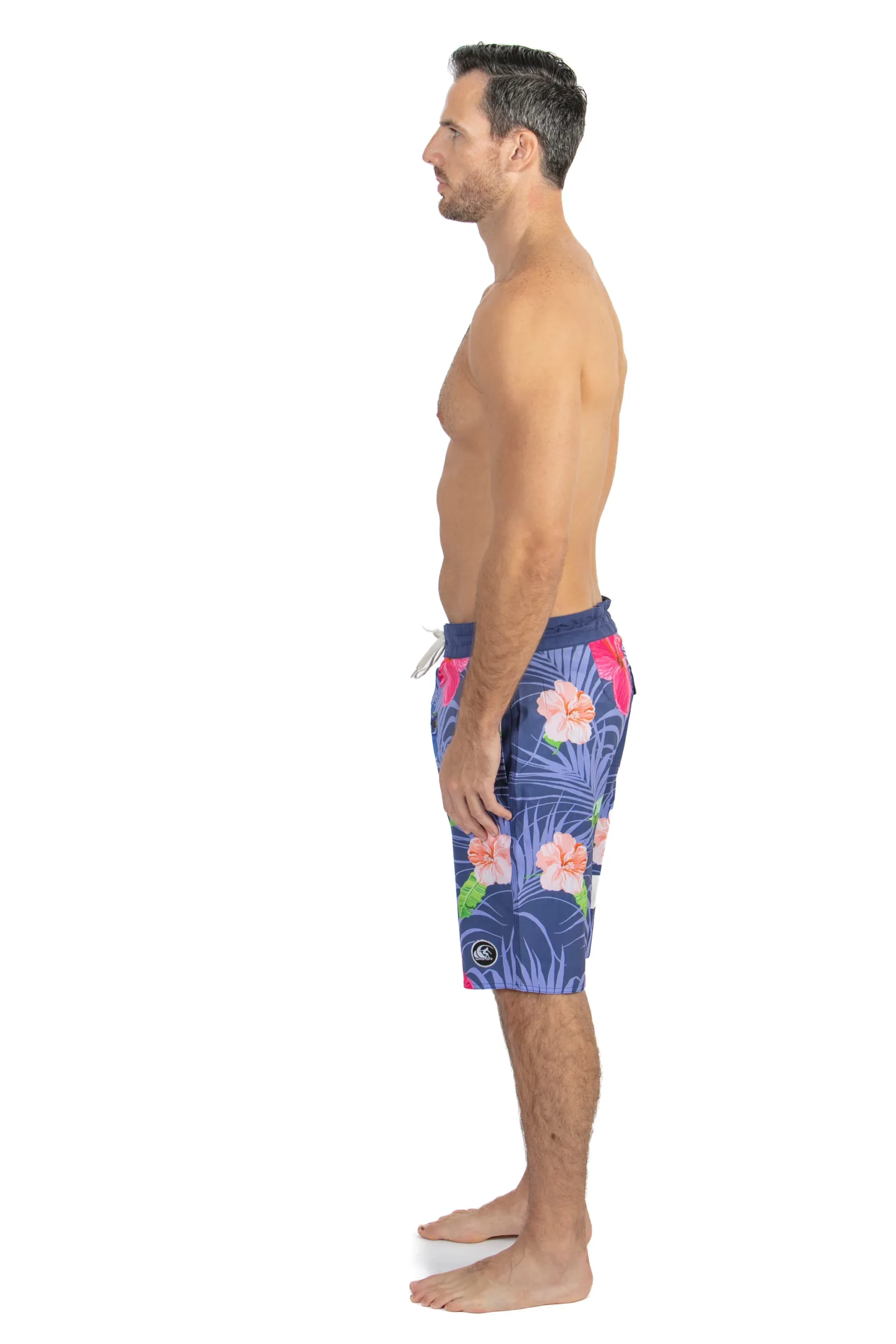 Reptile Hibiscus - 21" Board Short