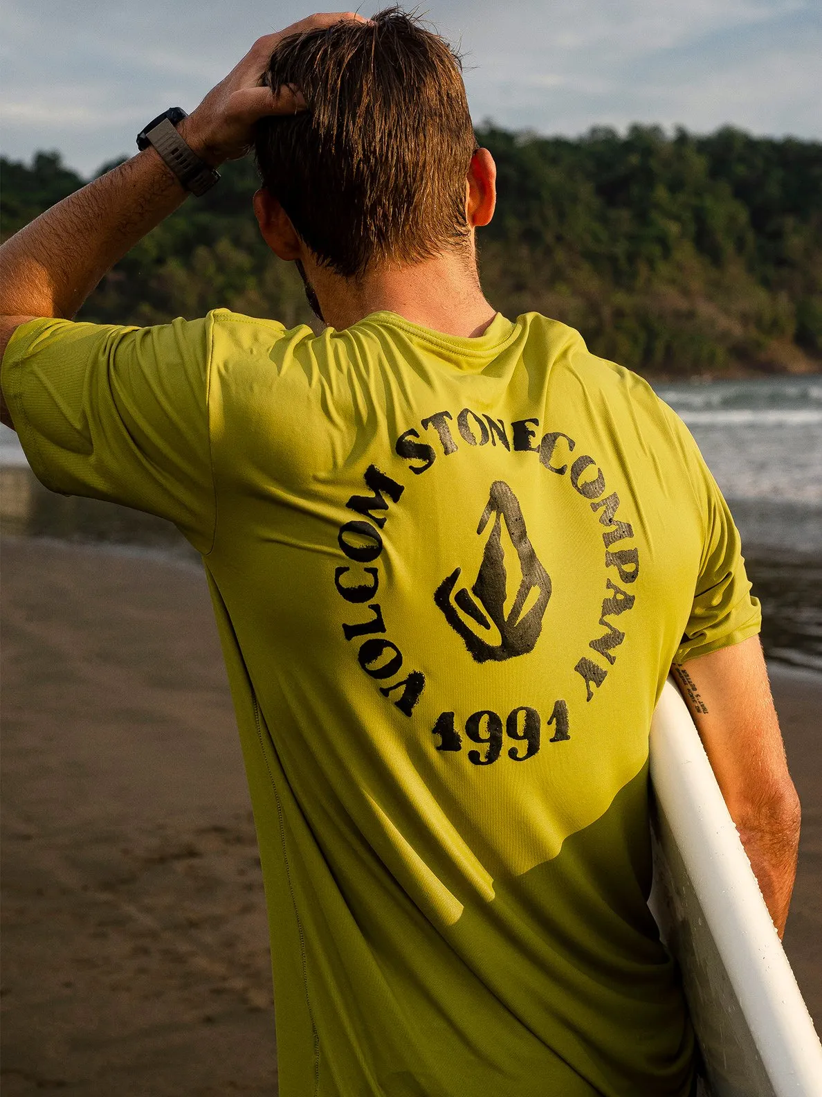 Spray Stone Short Sleeve UPF 50 Rashguard - Oasis